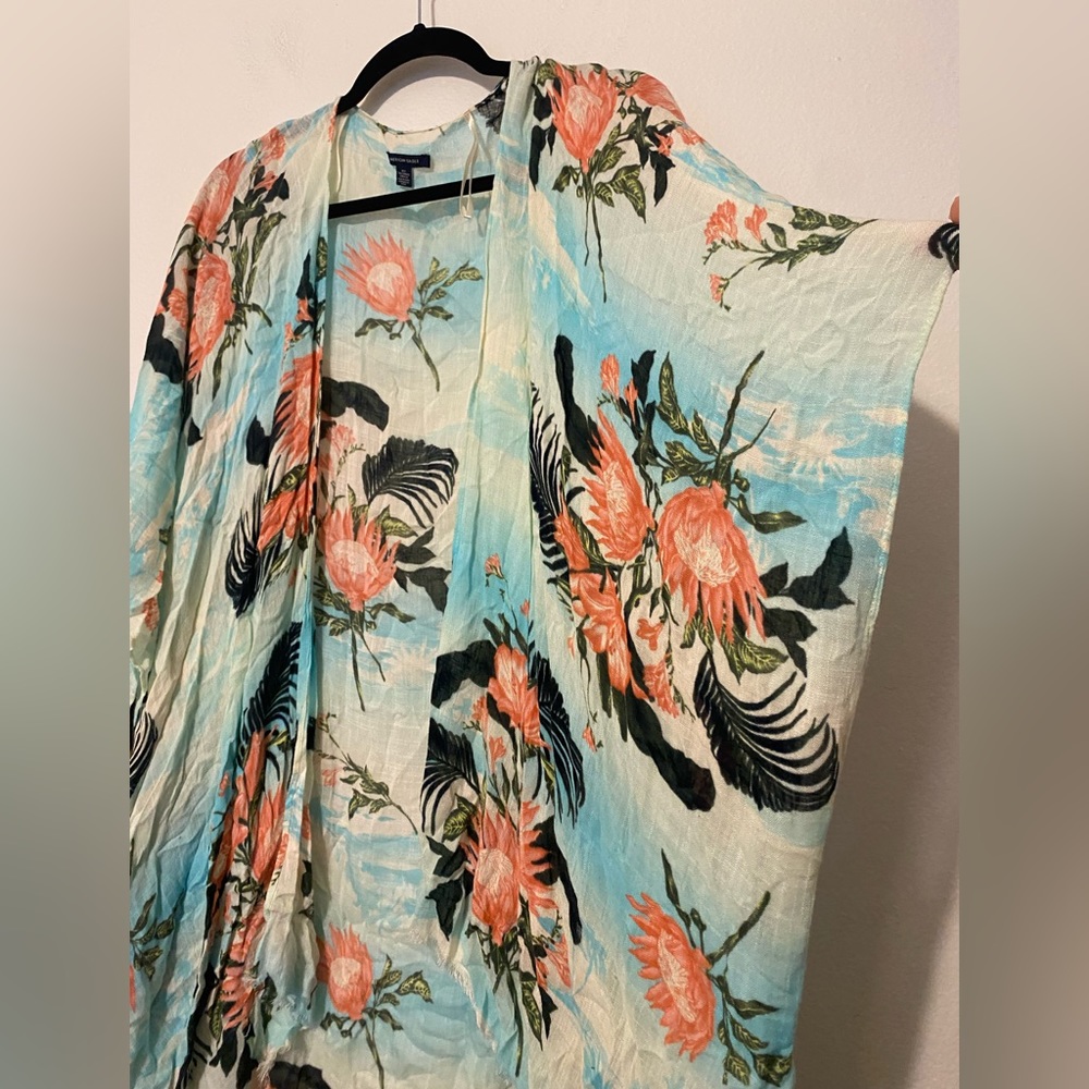American Eagle Tropical Print Swim Coverup - Picture 2 of 8